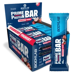 Prime Crunchy Protein Bar 3g-Leucin - 12x65g - Strawberry Yoghurt