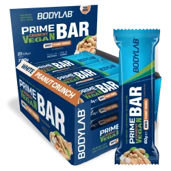 Prime Crunchy Vegan Bar - 12x60g - White Peanut Crunch