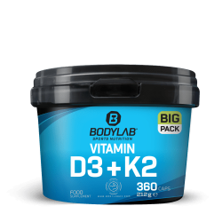 BIG PACK Vitamin D3 + K2 (360 Kapseln)
