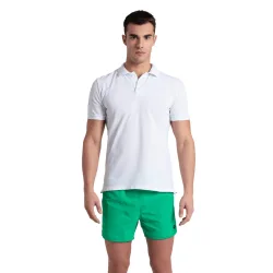 M Poloshirt Solid Cotton Piquet