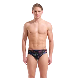 Arena M Arena Flamingo Swim Briefs Herren, schwarz, Grösse: D 4