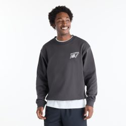 New Balance New Balance Classic Tri-Logo French Terry Crew Herren, schwarz, Grösse: L  Herren, schwarz, Grösse: L