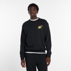 New Balance New Balance Classic Tri-Logo French Terry Crew Herren, schwarz, Grösse: M  Herren, schwarz, Grösse: M