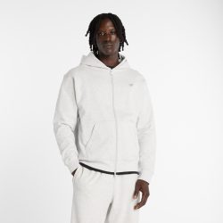 New Balance New Balance Athletics French Terry Full Zip Herren, grau, Grösse: S  Herren, grau, Grösse: S