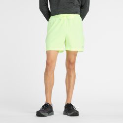 New Balance New Balance Sports Essentials Short 5 Inch Brief Herren, gelb, Grösse: S Regular Fit Herren, gelb, Grösse: S