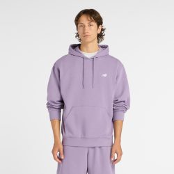 New Balance New Balance Sport Essentials Small Logo French Terry Hoodie Herren, violett, Grösse: L Relaxed Fit Herren, violett, Grösse: L