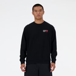 New Balance New Balance Athletics Premium Logo Crew Herren, schwarz, Grösse: M  Herren, schwarz, Grösse: M