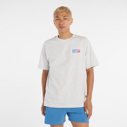 New Balance New Balance Athletics Premium Logo T-Shirt Herren, grau, Grösse: S Relaxed Fit Herren, grau, Grösse: S