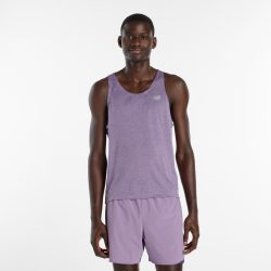 New Balance New Balance NB Athletics Run Singlet Herren, violett, Grösse: M  Herren, violett, Grösse: M