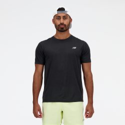 New Balance New Balance NB Athletics Run T-Shirt Herren, schwarz, Grösse: L Regular Fit Herren, schwarz, Grösse: L