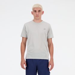 New Balance New Balance NB Athletics Run T-Shirt Herren, grau, Grösse: S Regular Fit Herren, grau, Grösse: S
