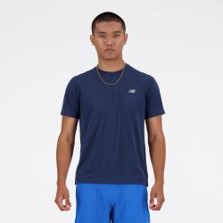 New Balance New Balance NB Athletics Run T-Shirt Herren, blau, Grösse: M Regular Fit Herren, blau, Grösse: M