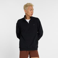 New Balance New Balance Athletics Fleece 1/2 Zip Herren, schwarz, Grösse: S Relaxed Fit Herren, schwarz, Grösse: S