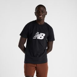 New Balance New Balance Sport Jersey Logo T-Shirt Herren, schwarz, Grösse: XXL Regular Fit Herren, schwarz, Grösse: XXL