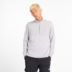 New Balance New Balance Athletics Heat Grid 1/2 Zip Herren, grau, Grösse: XS Regular Fit Herren, grau, Grösse: XS