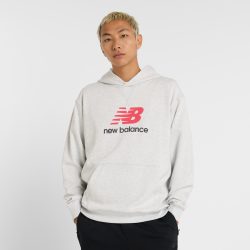 New Balance New Balance Athletics French Terry Logo Hoodie Herren, grau, Grösse: S  Herren, grau, Grösse: S