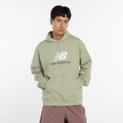 New Balance New Balance Athletics French Terry Logo Hoodie Herren, grün, Grösse: M  Herren, grün, Grösse: M