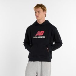 New Balance New Balance Athletics French Terry Logo Hoodie Herren, schwarz, Grösse: L  Herren, schwarz, Grösse: L