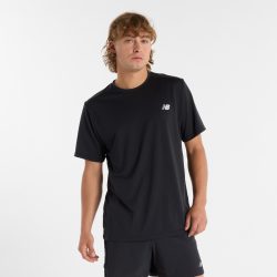 New Balance New Balance Sport Short Sleeve T-Shirt Herren, schwarz, Grösse: M Regular Fit Herren, schwarz, Grösse: M