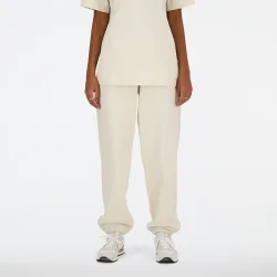 New Balance New Balance W NB Athletics French Terry Jogger Damen, beige, Grösse: XS Oversized Fit Damen, beige, Grösse: XS