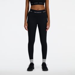 New Balance New Balance W Sleek 25 Inch High Rise Legging Damen, schwarz, Grösse: S Fitted Damen, schwarz, Grösse: S