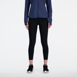 New Balance New Balance W NB Athletics Sleek 23 Inch High Rise Legging Damen, schwarz, Grösse: M  Damen, schwarz, Grösse: M