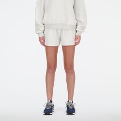 New Balance New Balance W Sport Essentials French Terry Short Damen, grau, Grösse: S Relaxed Fit Damen, grau, Grösse: S