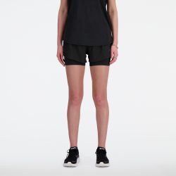 New Balance New Balance W RC Seamless 2 In 1 Short 3 Inch Damen, schwarz, Grösse: S Regular Fit Damen, schwarz, Grösse: S