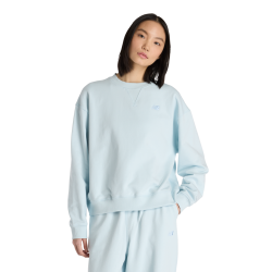 New Balance New Balance W NB Athletics French Terry Crew Damen, blau, Grösse: S Oversized Fit Damen, blau, Grösse: S