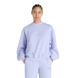 New Balance New Balance W NB Athletics French Terry Crew Damen, violett, Grösse: XL Oversized Fit Damen, violett, Grösse: XL
