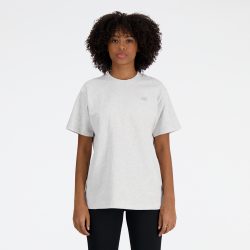 New Balance New Balance W NB Athletics Jersey T-Shirt Damen, grau, Grösse: S Relaxed Fit Damen, grau, Grösse: S