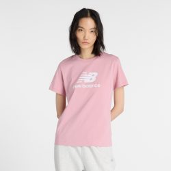 New Balance New Balance W Sport Essentials Jersey Logo T-Shirt Damen, rot, Grösse: XS Regular Fit Damen, rot, Grösse: XS