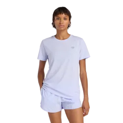 New Balance New Balance W Sport Essentials Heathertech T-Shirt Damen, violett, Grösse: XS  Damen, violett, Grösse: XS