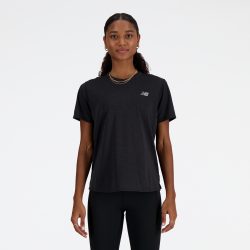 New Balance New Balance W NB Athletics Short Sleeve Damen, schwarz, Grösse: XS Regular Fit Damen, schwarz, Grösse: XS