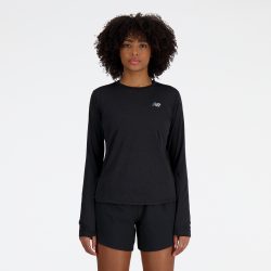 New Balance New Balance W NB Athletics Long Sleeve Damen, schwarz, Grösse: S Regular Fit Damen, schwarz, Grösse: S