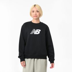 New Balance New Balance W Sport Fleece Logo Crew Damen, schwarz, Grösse: M  Damen, schwarz, Grösse: M