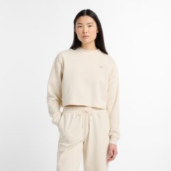 New Balance New Balance Coastal Fleece Crew Damen, beige, Grösse: XS Oversized Fit Damen, beige, Grösse: XS