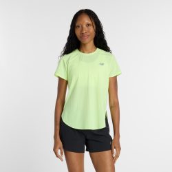New Balance New Balance W Race Day Ultra Light T-Shirt Damen, gelb, Grösse: M Regular Fit Damen, gelb, Grösse: M