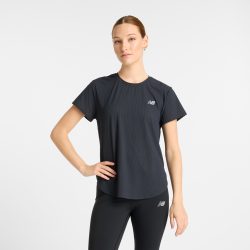 New Balance New Balance W Race Day Ultra Light T-Shirt Damen, schwarz, Grösse: XS Regular Fit Damen, schwarz, Grösse: XS