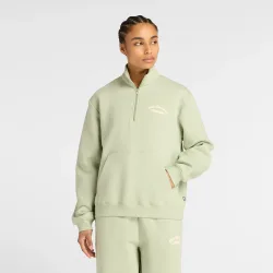 New balance W Linear Heritage Fleece Half Zip-XS XS