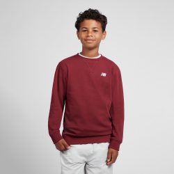 New Balance B New Balance French Terry Small Logo Crew  Jungen, rot, Grösse: 7-8 Years