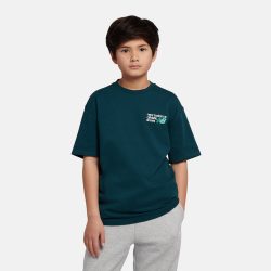 New Balance B NB Athletics Relaxed Premium Graphic Tee  Jungen, grün, Grösse: 7-8 Years