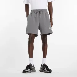 New Balance Sweatshorts mit Kordelverschluss, aus Baumwolle und Polyester, in Fleece-Qualität