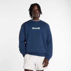 New Balance New Balance Wavey Crew Herren, blau, Grösse: L  Herren, blau, Grösse: L