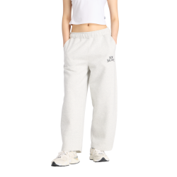 New Balance New Balance W Linear Heritage Fleece Barrel Pant Damen, grau, Grösse: M  Damen, grau, Grösse: M