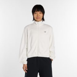 New Balance New Balance W Sport Double Knit Full Zip Damen, weiss, Grösse: S  Damen, weiss, Grösse: S