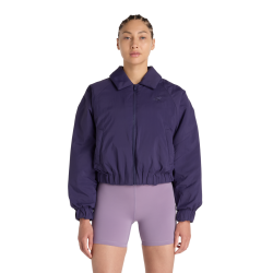 New Balance New Balance W Woven Bomber Jacket Damen, violett, Grösse: S  Damen, violett, Grösse: S