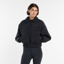 New Balance New Balance W Woven Bomber Jacket Damen, schwarz, Grösse: M  Damen, schwarz, Grösse: M