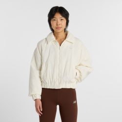 New Balance New Balance W Woven Bomber Jacket Damen, weiss, Grösse: XS  Damen, weiss, Grösse: XS