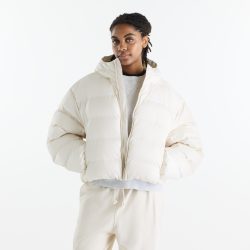 New Balance New Balance W Boston Puffer Jacket Damen, beige, Grösse: XS  Damen, beige, Grösse: XS
